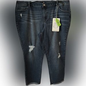 22W👖 1822 Denim Girlfriend Ankle Jeans